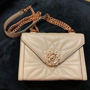 Michael Kors Metallic Rose Gold Chain Shoulder Bag